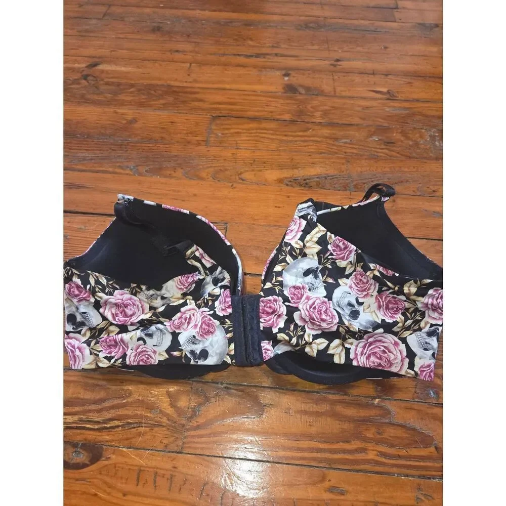 Torrid Skull & Roses Bra - Picture 2 of 4